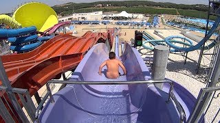 Freefall Water Slide at Aquacolors Poreč [upl. by Sillsby80]