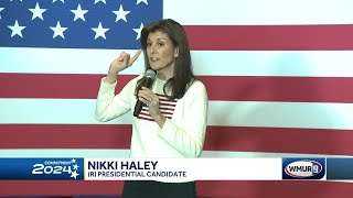 Nikki Haley says shes disappointed after Tim Scott endorses Donald Trump [upl. by Ferreby]