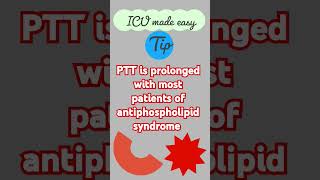 PTT in APS icu haematology cardiology [upl. by Colan726]