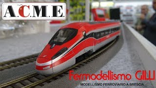 Presentazione ACME frecciarossa 1000 e Carrozze Intercity Night da Fermodellismo Gilli 2019 [upl. by Adnohsad315]