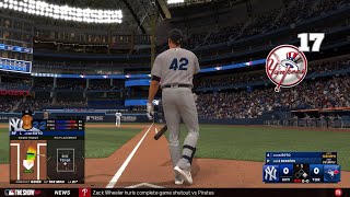 Jackie Robinson Day in MLB The Show 24 New York Yankees Franchise Rebuild [upl. by Salisbarry]