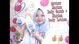 Review Marina Body Scrub amp Handbody Glow N white [upl. by Mort]