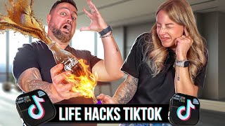 ON TESTE LES MEILLEURS LIFE HACKS TIKTOK  spoil c’est un carnage [upl. by Eleen]