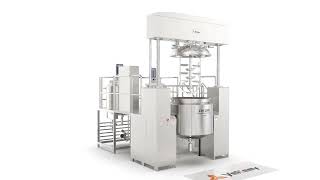 Pharmaceutical Homogenizing Emulsifying Mixing Equipment for Ointment Gel Making [upl. by Irahcaz313]