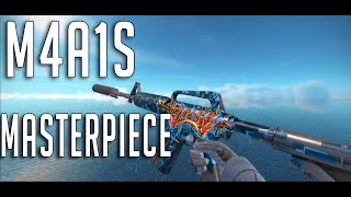 CSGO M4A1S Masterpiece Showcase Well Worn [upl. by Noneek438]