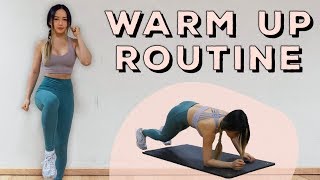 5 Min Warm Up Routine  Effective Warm Up Before ANY Workout 💪 [upl. by Kapeed]