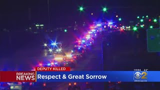 Procession Held For McHenry County Sheriffs Deputy Killed In Rockford Shooting [upl. by Neleb284]