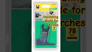 Oscillating blade for cutting arcsWOLFCRAFT PRO HCS🪚Demo with Dewalt DSC353 multitool [upl. by Nedah951]