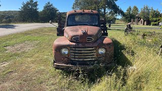 Will it run after 40 years 1950 ford flat bed flathead v8 truck [upl. by Simson]