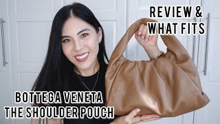 Bottega Veneta The Shoulder Pouch Review amp What Fits [upl. by Lenci]