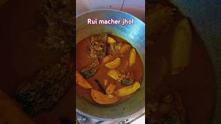 Rui macher jhol recipe How to make rui macher jhol Mahi Kitchen n3h [upl. by Rramal987]