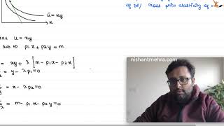 Cobb Douglas Utility function  Demand curve Normal GoodSubstitutes or ComplementsElasticity 2 [upl. by Aicnatsnoc679]