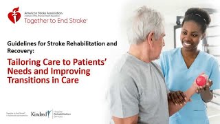 Webinar Guidelines for Stroke Rehabilitation and Recovery [upl. by Dorey]