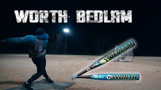 2024 Worth Bedlam 135quot USSSA Bat Review  Krecher vs Bedlam Exit Velo [upl. by Allison]