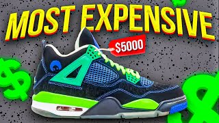 10 Most EXPENSIVE Air Jordan 4 Out Right Now [upl. by Ezarras683]