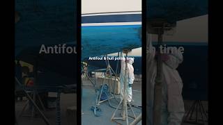 Boatyard jobs  antifoul amp polish NZ marineindustry nz boat yacht smallbiz sailboat [upl. by Eenej]