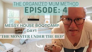 The Organized Mum Method Messy House Bootcamp  Bedroom Clean with me [upl. by Kale909]