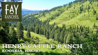 Idaho Ranch For Sale  Henry Cattle Ranch  Kooskia Idaho [upl. by Anihpled]