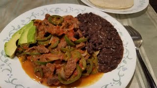 Puntas de filete de res a la mexicana [upl. by Ylas]