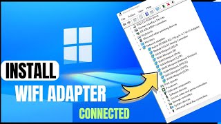 How to install missing wifi network adapter on Windows 10 amp 11 [upl. by Alcock342]