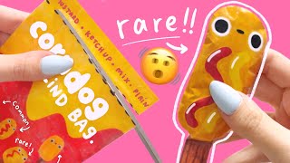 DIY paper squishy BLIND BAG ✨ 2024 paper crafts blindbag cute corndog [upl. by Lottie486]