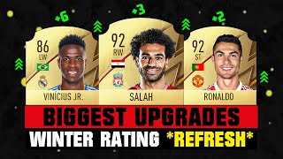 FIFA 22  BIGGEST WINTER UPGRADES 😱🔥 ft Salah Ronaldo Vinicius [upl. by Jahdol544]