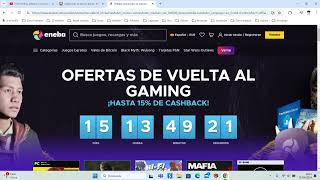 🎮 ¡Oferta Eneba Descuento 15 Cashback Directo Juegos y Tarjeta Septiembre 2024  Cupón  Opinión 🎮 [upl. by Nymzaj]