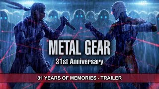 METAL GEAR 31ST ANNIVERSARY TRAILER  Memories That Will Make You Cry [upl. by Ahsinirt391]