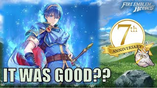 ENGAGE HEROES 5 INHERITS PEAK Reaction 7th Anniversary FEH Channel [upl. by Noyar]