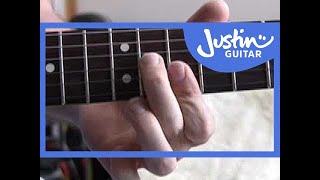 Triad Chords 3of3 Guitar Lesson CH008 How to play [upl. by Hedwiga]