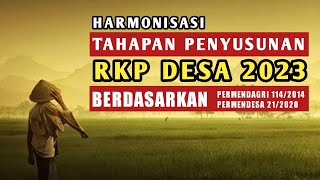 HARMONISASI TAHAPAN PENYUSUNAN RKP DESA 2023 [upl. by Ennovehc]