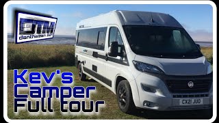 Fiat Ducato LWB Campervan full tour Kevs Camper [upl. by Aline]