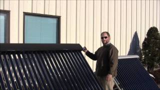 Solar Thermal Evacuated Tubes in winter climates [upl. by Rebmetpes]