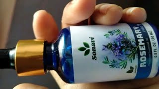 Sonavi Rosemary Serum Information And Review In Hindi [upl. by Hanzelin]