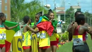 U20 Women  2017 World Cross Country Championships Kampala [upl. by Eillak]