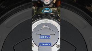 12000km reached in 1year 6months yamaha r15 v4 darkknight shorts trending viral [upl. by Oidualc]