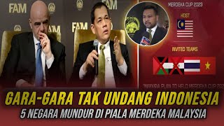 NASIB TRAGIS MALAYSIA‼️USAI HINA KUALITAS INDONESIAPIALA MERDEKA 2023 DI BATALKAN [upl. by Clyde]