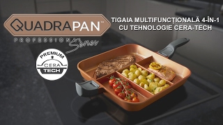 QuadraPan Professional  tigaia multifunctionala 4in1 cu tehnologie CeraTech [upl. by Anitsrihc]