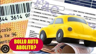 Bollo auto abolito Ecco tutte le esenzioni e le agevolazioni [upl. by Scheers]