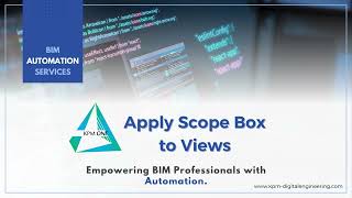 Apply Scope Box to Views  Revit Plugin  KPM ONE [upl. by Nika526]