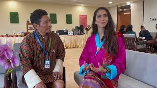 Dasho Kinga Tshering meets with Nesma Bensalem at Bhutan Innovation Forum [upl. by Mota339]