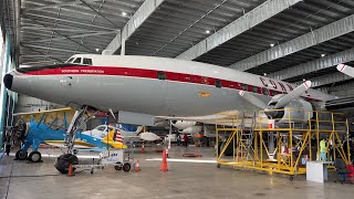 Worlds Last Flying Lockheed Super Constellation Walkaround Cabin and Cockpit [upl. by Matias]