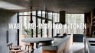 Deep Dive into Wabi Sabi Inspired Kitchen Design with Concrete and Wood Interior Decorating Ideas [upl. by Einahpehs]