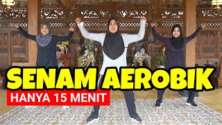 15 MENIT SENAM AEROBIK COCOK UNTUK PEMULA SUPER BAKAR LEMAK [upl. by Eidoj355]