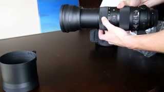 Sigma 150600 mm Sport  Unboxing first impressions 1080p Australia [upl. by Hyland]