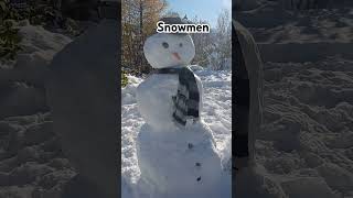 Schneemann schneemann snow snowman today sunshine outdoors snowlover [upl. by Imim]