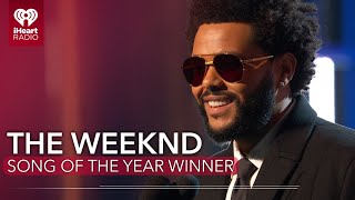 The Weeknd Acceptance Speech  Song Of The Year  2021 iHeartRadio Music Awards [upl. by Cotter]