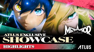 Metaphor ReFantazio quotATLUS Exclusivequot Showcase  Highlights [upl. by Roxine355]