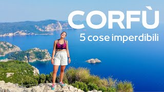 VIAGGIO A CORFÙ  5 cose imperdibili [upl. by Afirahs]