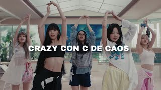 CRAZY CON C DE CAOS momentos divertidos  FEARNOTLATAM  kpop lesserafim funny [upl. by Lynch]